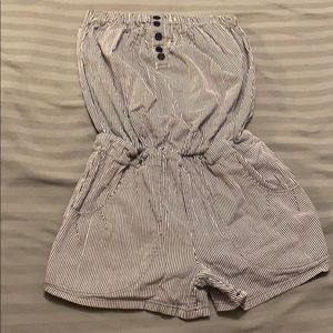 Striped romper